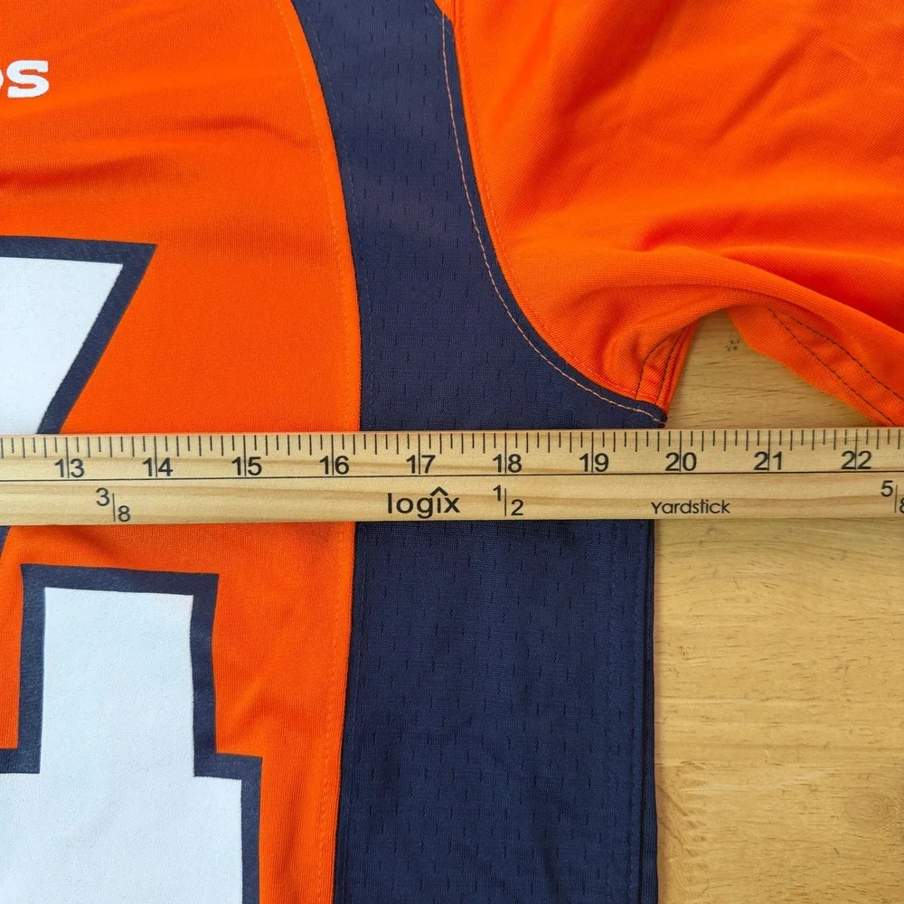 NEW Nike Denver Broncos Courtland Sutton 14 NFL Jersey Mens S Orange On Field